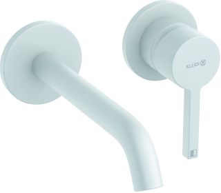 Смеситель для раковины Kludi Nova Fonte Pura 202445315 белый матовый